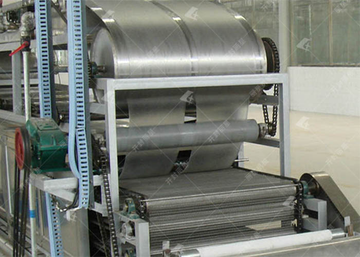 自动化粉皮加工设备制作方形粉皮采用涂布切割工艺 自动化粉皮加工设备制作方形粉皮采用涂布切割工艺